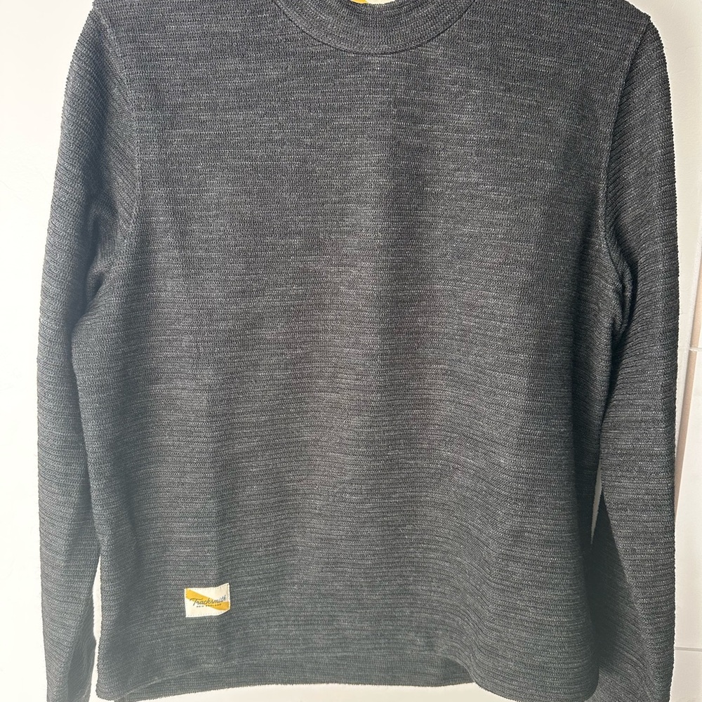 Tracksmith Gray Crewneck Sweater